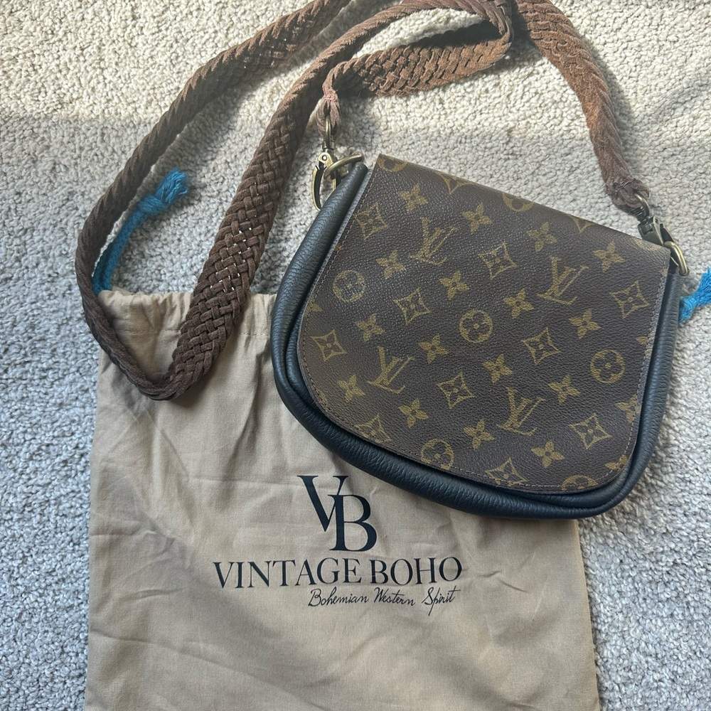 Vintage Boho LV Crossbody